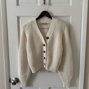 Everlane Cable Knit Cardigan